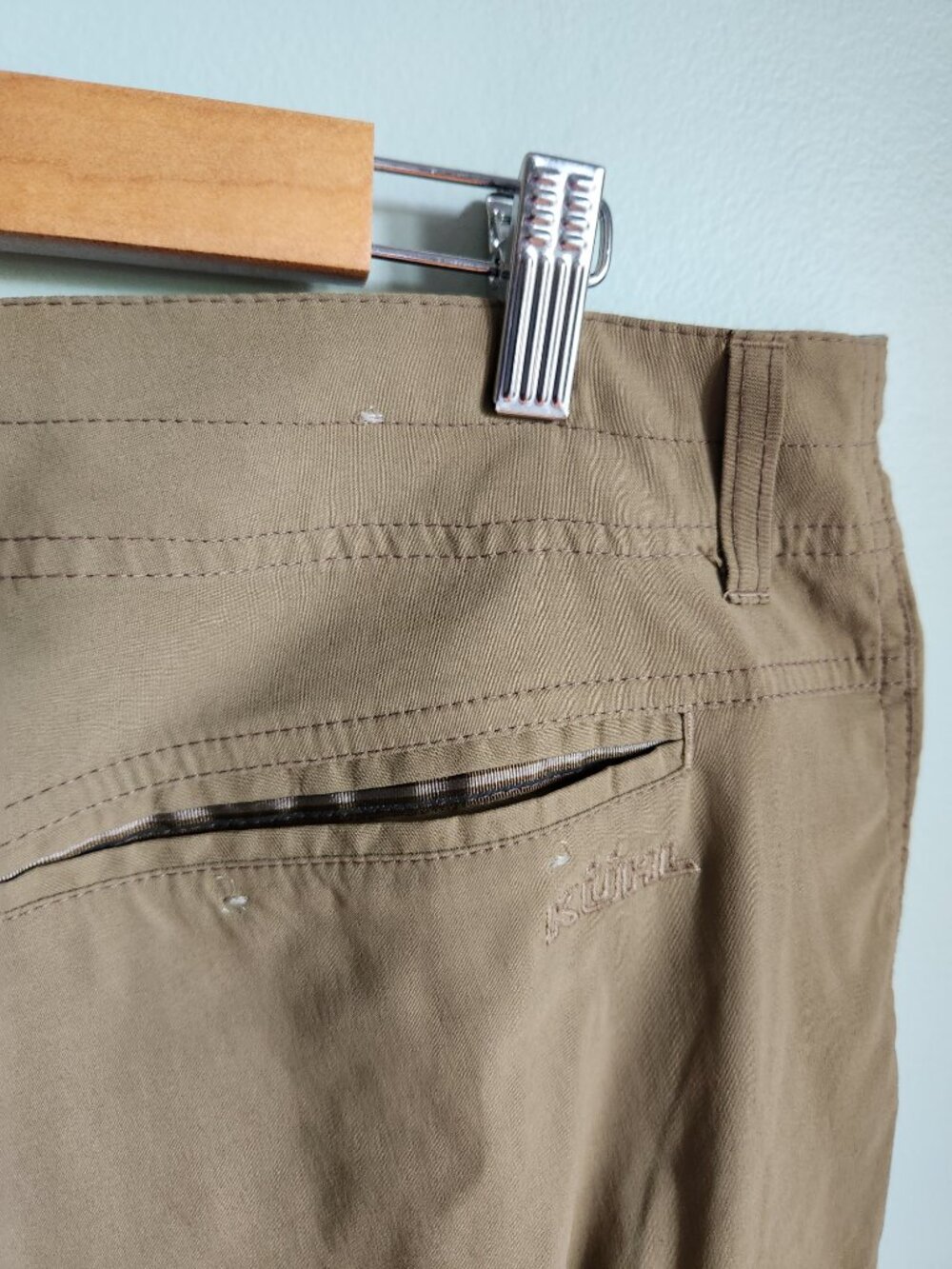 Kuhl Mens 36x30 Renegade Afire Chino Pants Charcoal Tan 5158 Nylon Stretch - Picture 10 of 13